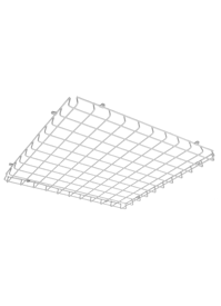 LED panel, 2', 24", guard, light, protection, wire, cage