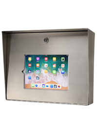 stainless steel, visitor, ipad, protect, metal, custom, wall, lock, public, tablet, touch screen